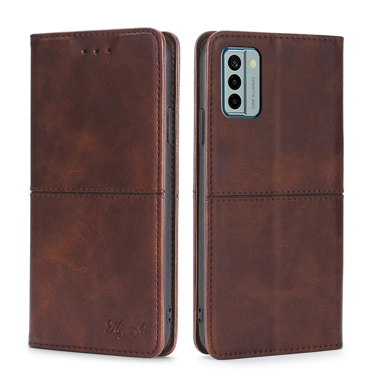 For Nokia G22 Cow Texture Magnetic Horizontal Flip Leather Phone Case