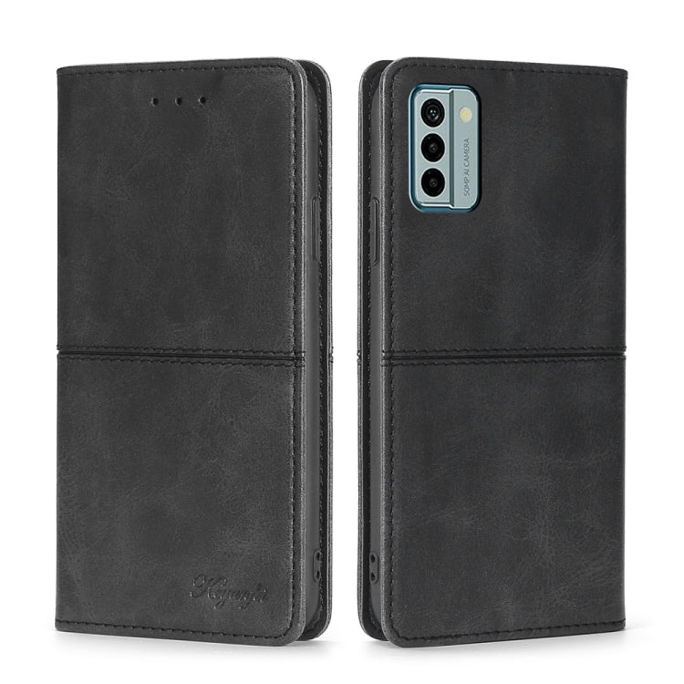 For Nokia G22 Cow Texture Magnetic Horizontal Flip Leather Phone Case