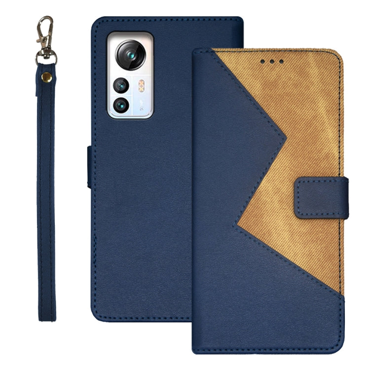 For Blackview A85 idewei Two-color Splicing Leather Phone Case