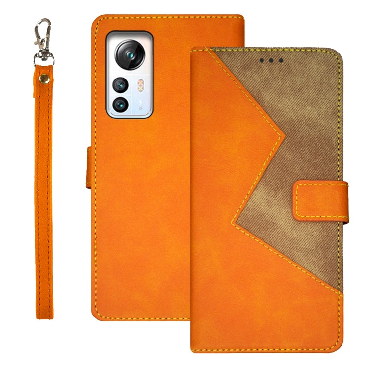 For Blackview A85 idewei Two-color Splicing Leather Phone Case