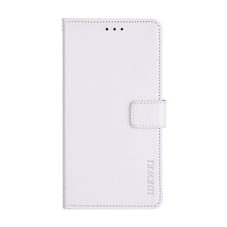 For Samsung Galaxy M14 5G idewei Crazy Horse Texture Leather Phone Case with Holder