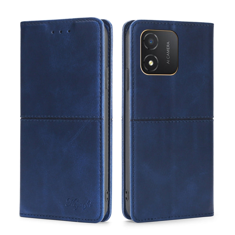 For Honor X5 4G Cow Texture Magnetic Horizontal Flip Leather Phone Case