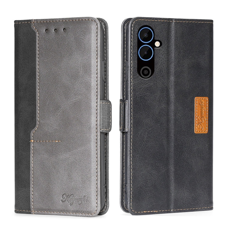 For Tecno Pova Neo 2 Contrast Color Side Buckle Leather Phone Case