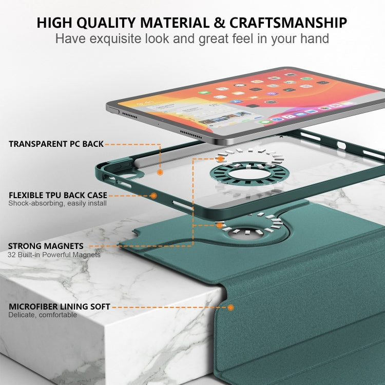 For iPad 10th Gen 10.9 2022 3-Fold Magnetic Leather Smart Tablet Case