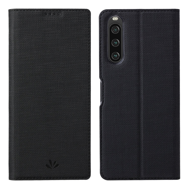 For Sony Xperia 10 V ViLi DMX Series Shockproof Magnetic Leather Phone Case