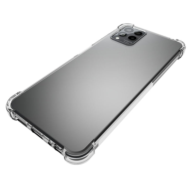 For T-Mobile Revvl 6 Pro 5G Shockproof Non-slip Thickening TPU Phone Case(Transparent)