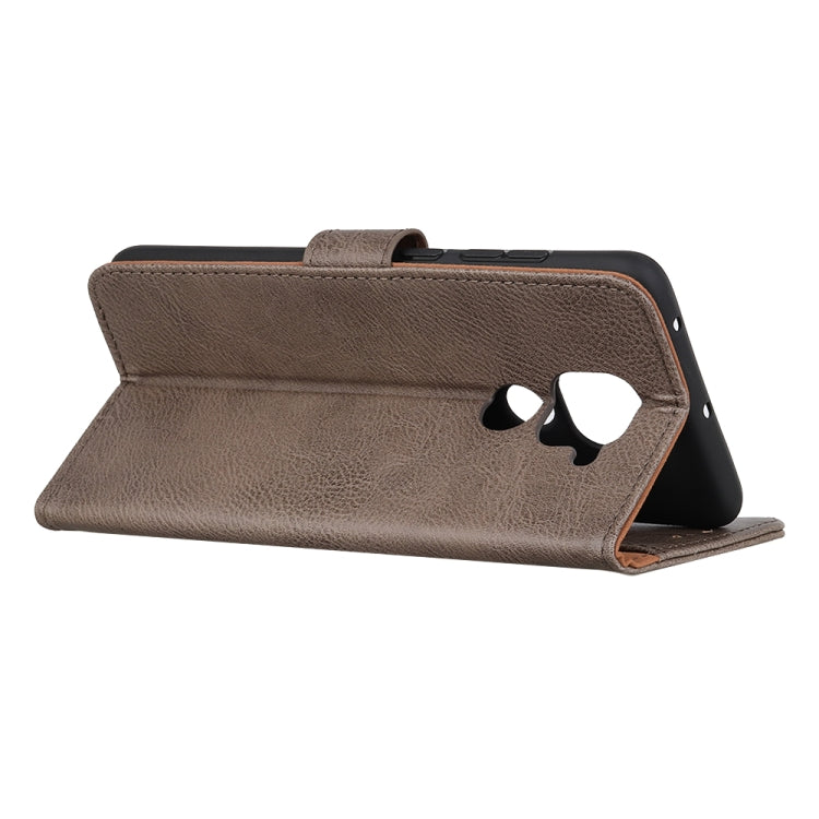 For Xiaomi Redmi Note 9 / Redmi 10X 4G KHAZNEH Cowhide Texture Horizontal Flip Leather Case with Holder & Card Slots & Wallet