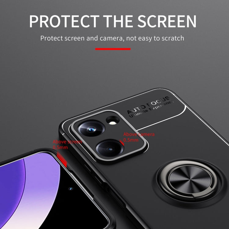 For Realme 10 Pro 5G Metal Ring Holder TPU Phone Case