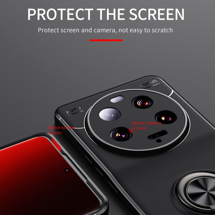 For Xiaomi 13 Ultra Metal Ring Holder TPU Phone Case