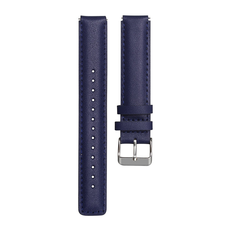 For Huawei Band 7 Glossy Leather Watch Band