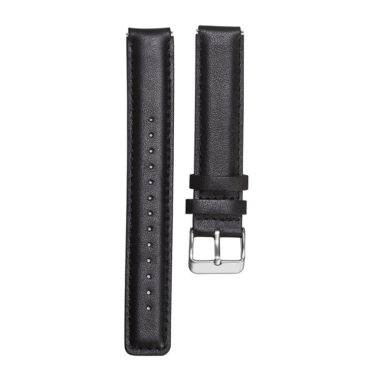 For Huawei Band 7 Glossy Leather Watch Band