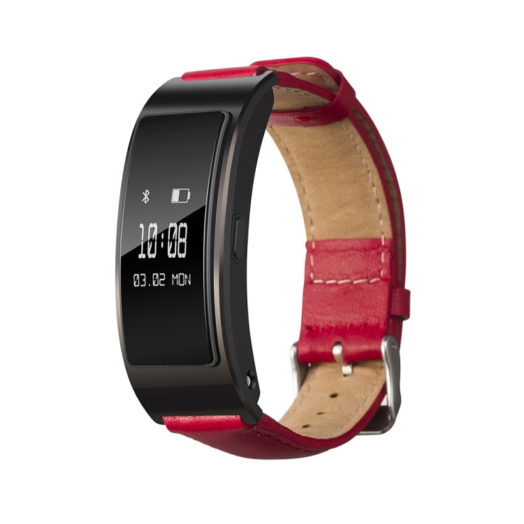 For Huawei Band 7 Glossy Leather Watch Band