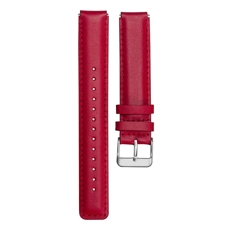 For Huawei Band 7 Glossy Leather Watch Band