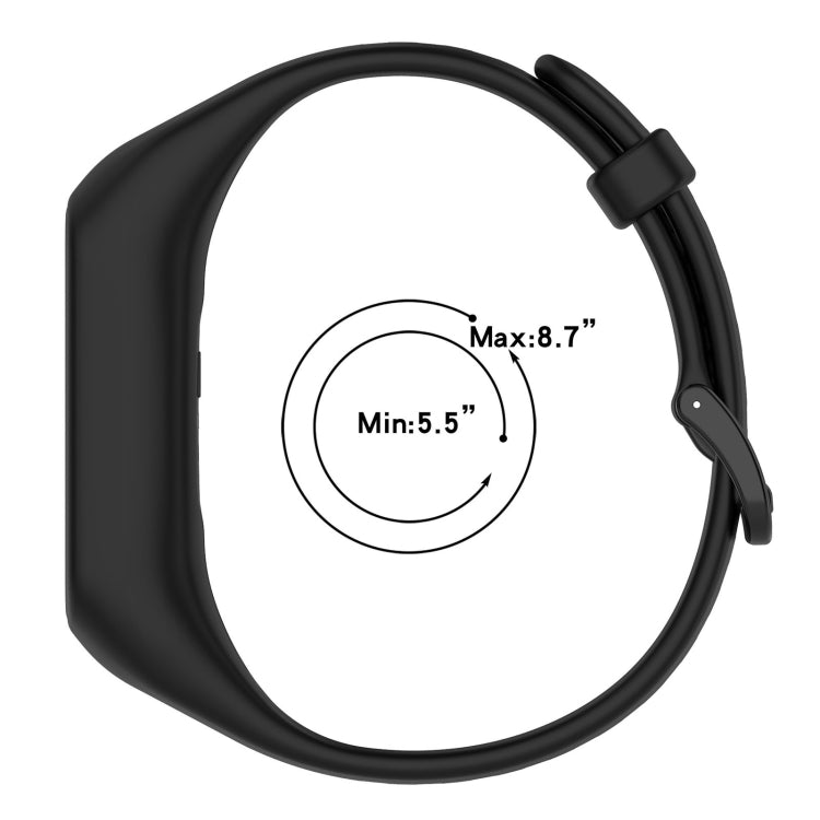 For Keep Band B2 Solid Color Integrated Silicone Watch Band