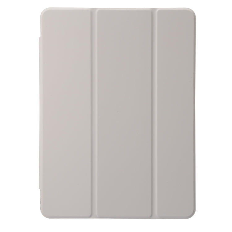Clear Acrylic 3-Fold Leather Tablet Case For iPad 10.2 2019 / 10.2 2020 / 10.2 2021 / Pro 10.5 2017 / Air 10.5 2019