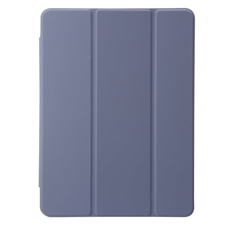 Clear Acrylic 3-Fold Leather Tablet Case For iPad 10.2 2019 / 10.2 2020 / 10.2 2021 / Pro 10.5 2017 / Air 10.5 2019