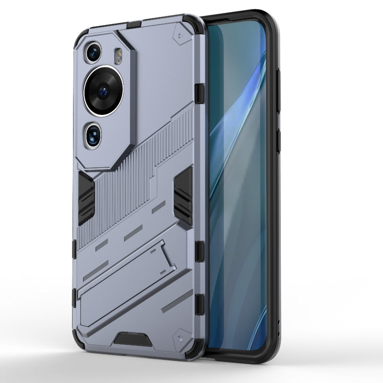 For Huawei P60 Art Punk Armor 2 in 1 PC + TPU Shockproof Phone Case with Invisible Holder
