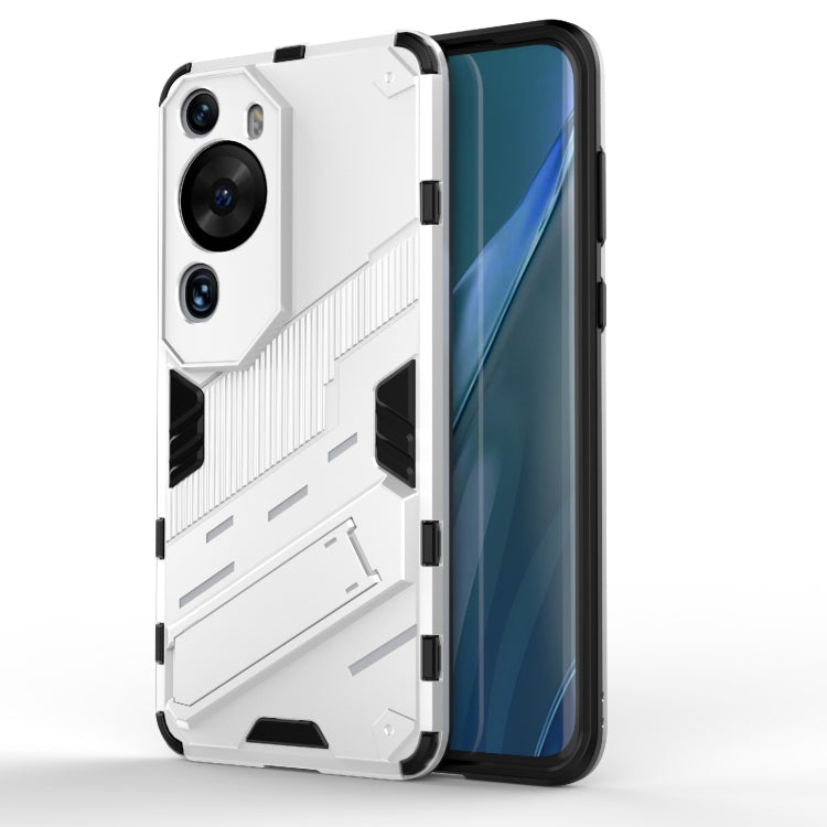For Huawei P60 Art Punk Armor 2 in 1 PC + TPU Shockproof Phone Case with Invisible Holder