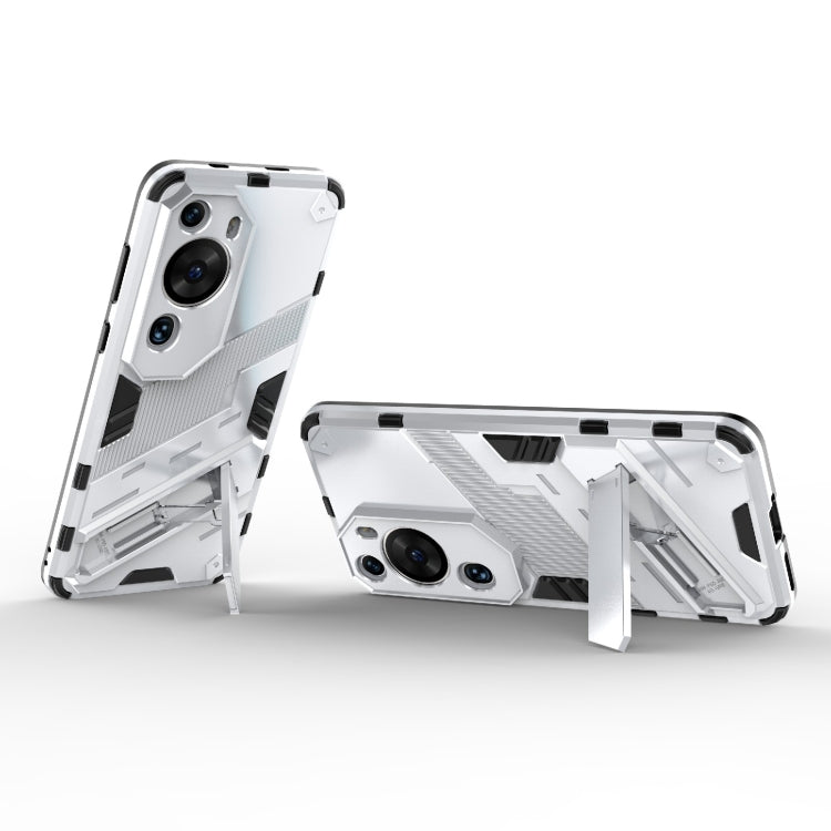 For Huawei P60 Art Punk Armor 2 in 1 PC + TPU Shockproof Phone Case with Invisible Holder