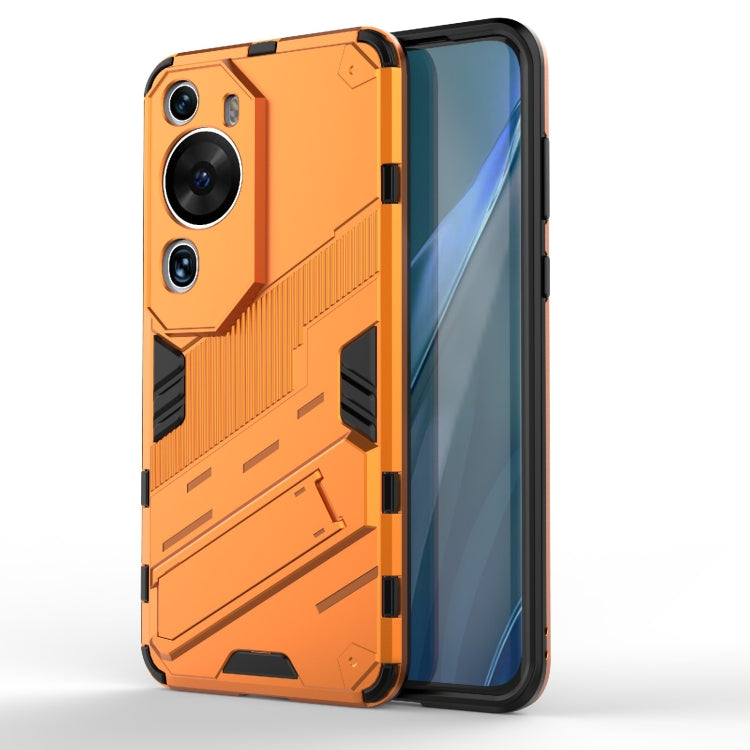For Huawei P60 Art Punk Armor 2 in 1 PC + TPU Shockproof Phone Case with Invisible Holder
