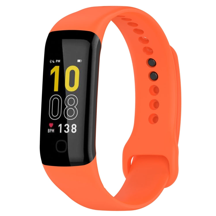 For Mambo Band 5 / 5S Solid Color Silicone Replacement Watch Band