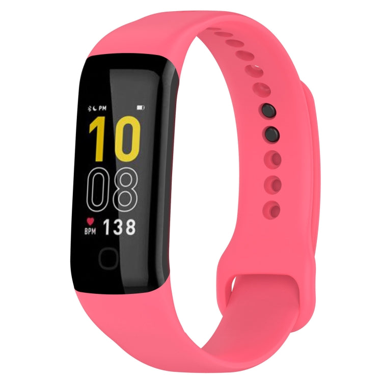 For Mambo Band 5 / 5S Solid Color Silicone Replacement Watch Band