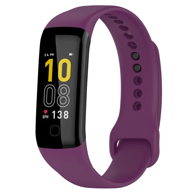 For Mambo Band 5 / 5S Solid Color Silicone Replacement Watch Band