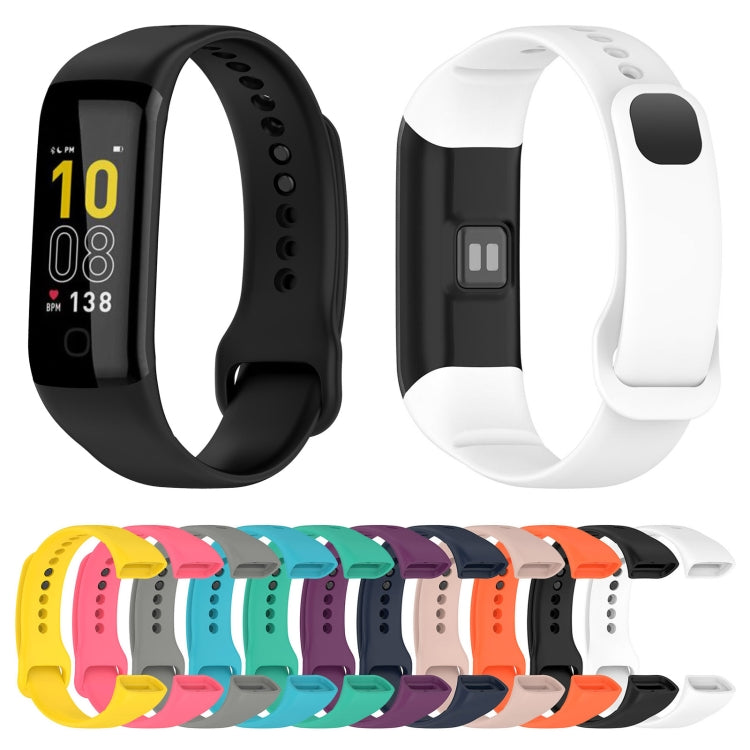 For Mambo Band 5 / 5S Solid Color Silicone Replacement Watch Band
