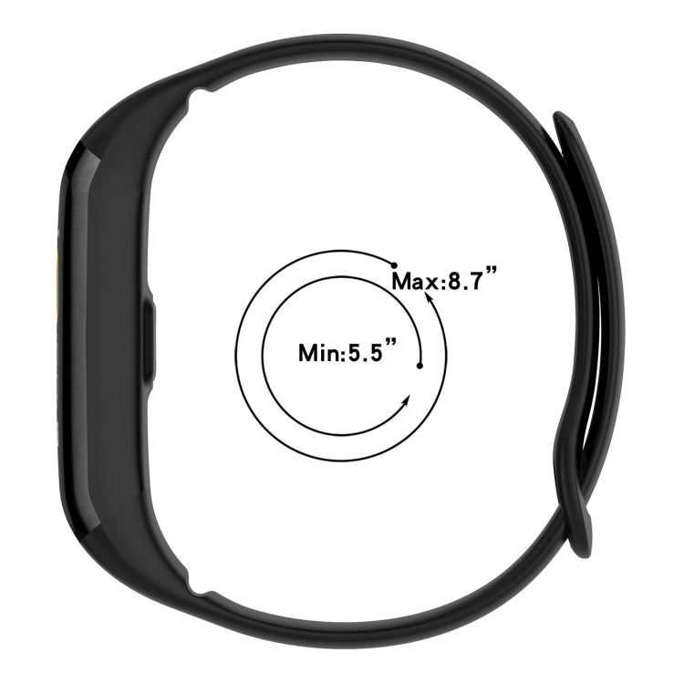 For Mambo Band 5 / 5S Solid Color Silicone Replacement Watch Band