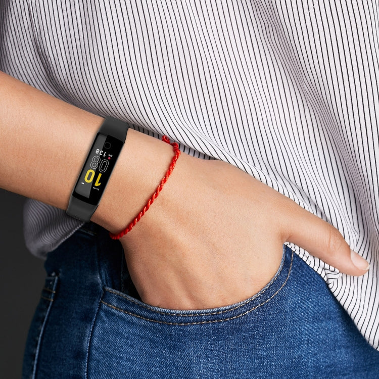 For Mambo Band 5 / 5S Solid Color Silicone Replacement Watch Band