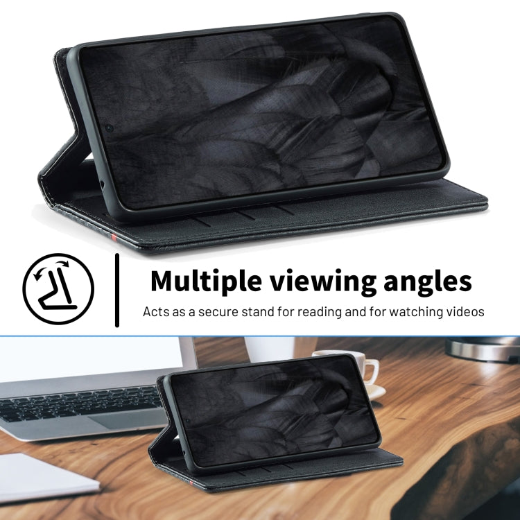 For Google Pixel 8 Pro LC.IMEEKE Carbon Fiber Leather Phone Case