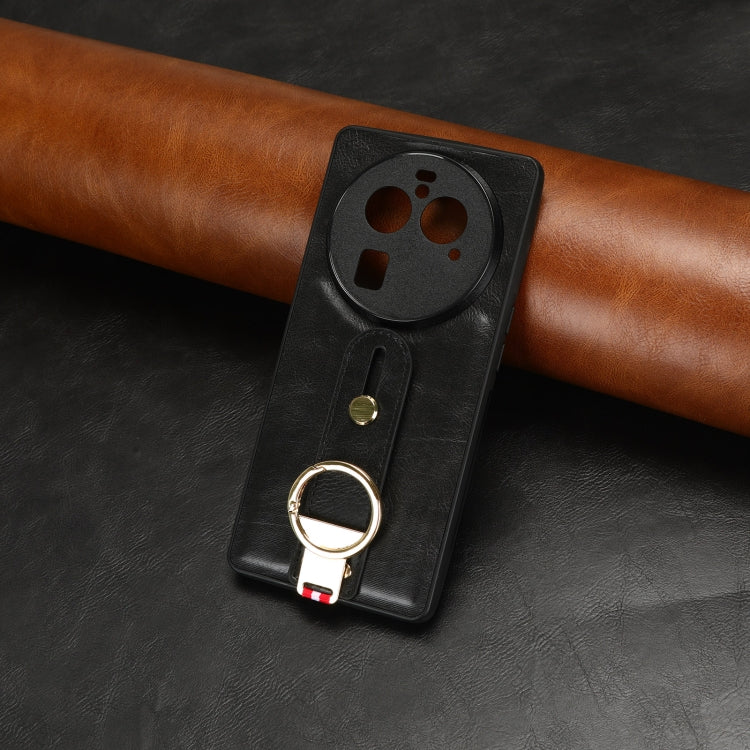 For OPPO Find X6 Pro 5G Wristband Leather Back Phone Case