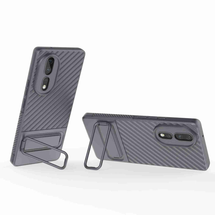 For Honor 80 5G Wavy Texture TPU Phone Case with Lens Film