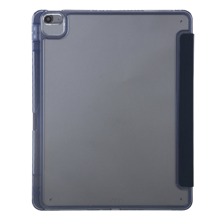 For iPad Air / Air 2 / 9.7 2018 / 2017 Clear Acrylic Deformation Leather Tablet Case
