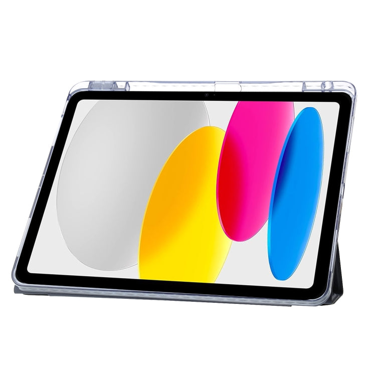 For iPad 2025 / 2022 Clear Acrylic Deformation Leather Tablet Case