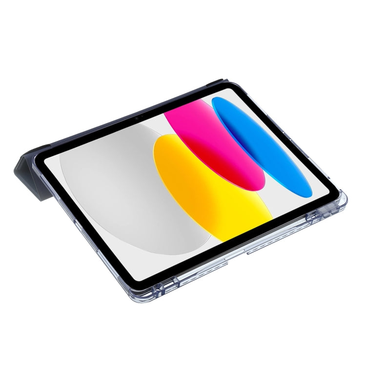 For iPad 2025 / 2022 Clear Acrylic Deformation Leather Tablet Case
