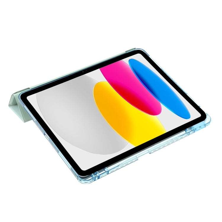 For iPad 2025 / 2022 Clear Acrylic Deformation Leather Tablet Case