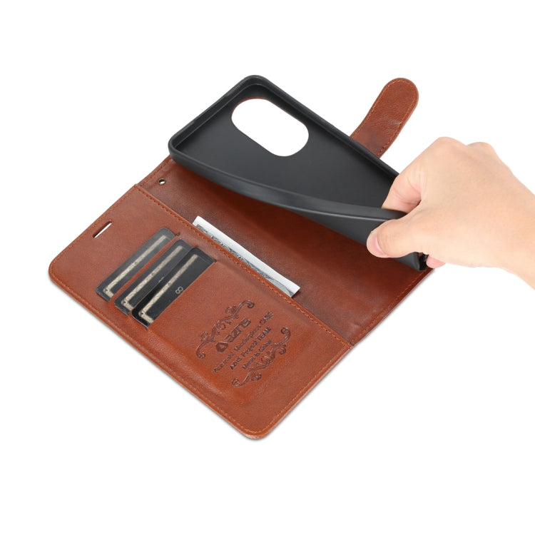 For vivo Y100 AZNS Sheepskin Texture Flip Leather Phone Case