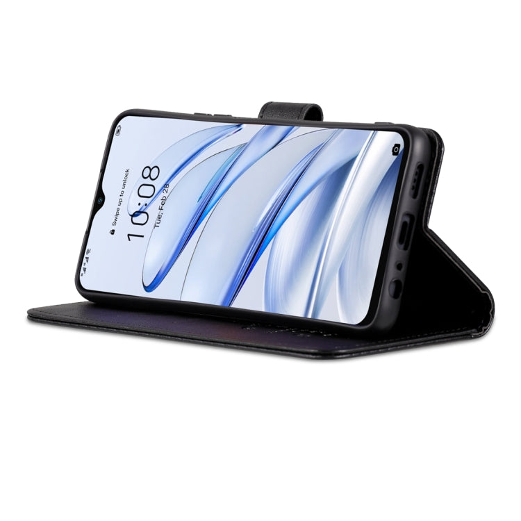 For Honor 70 Lite AZNS Sheepskin Texture Flip Leather Phone Case