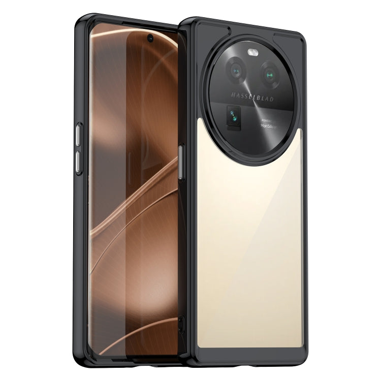 For OPPO Find X6 5G Colorful Series Acrylic + TPU Phone Case