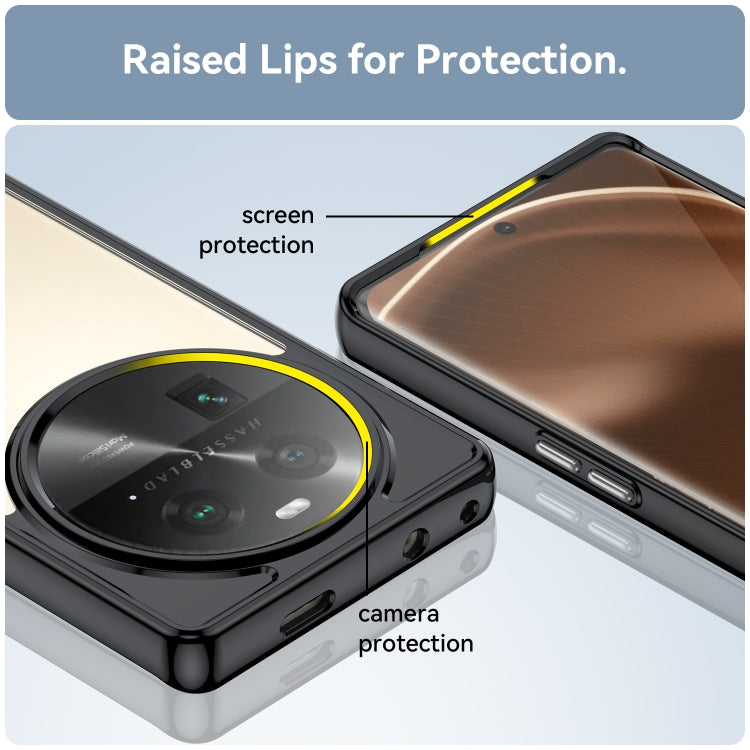 For OPPO Find X6 5G Colorful Series Acrylic + TPU Phone Case