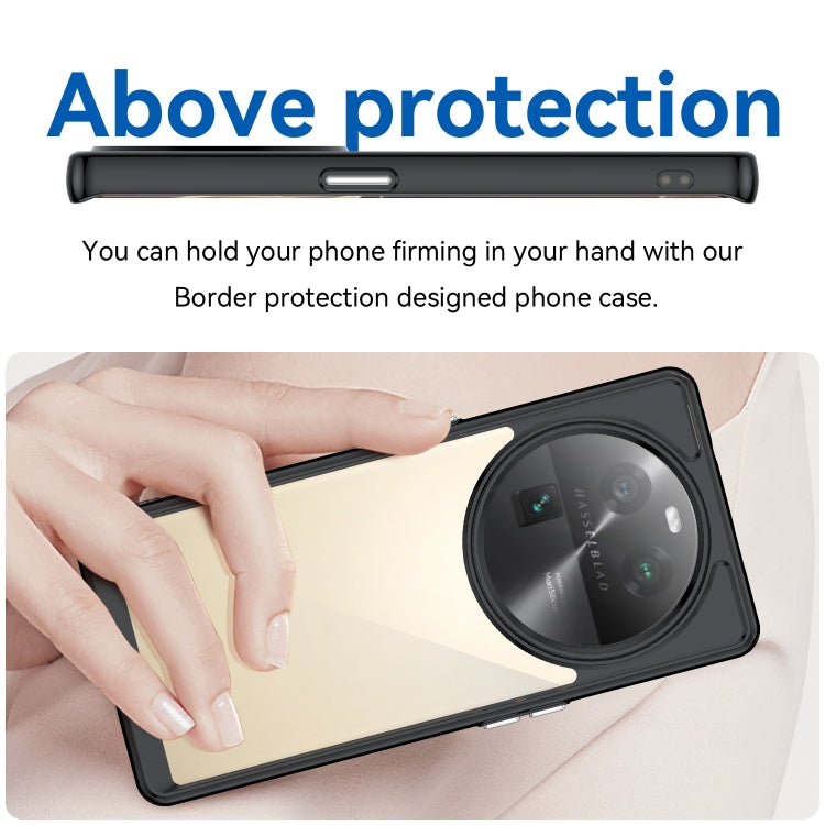 For OPPO Find X6 5G Colorful Series Acrylic + TPU Phone Case