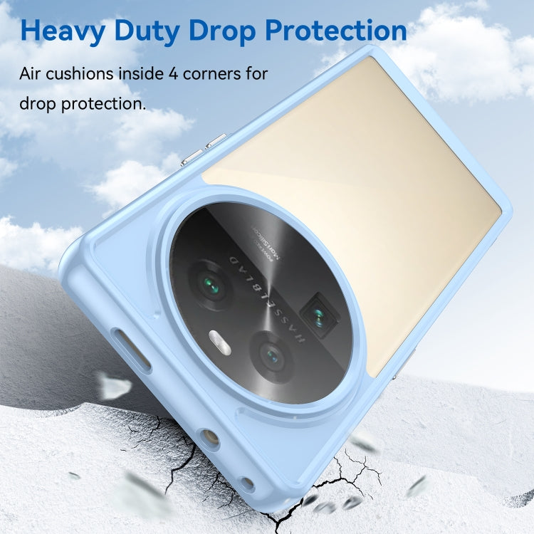 For OPPO Find X6 5G Colorful Series Acrylic + TPU Phone Case