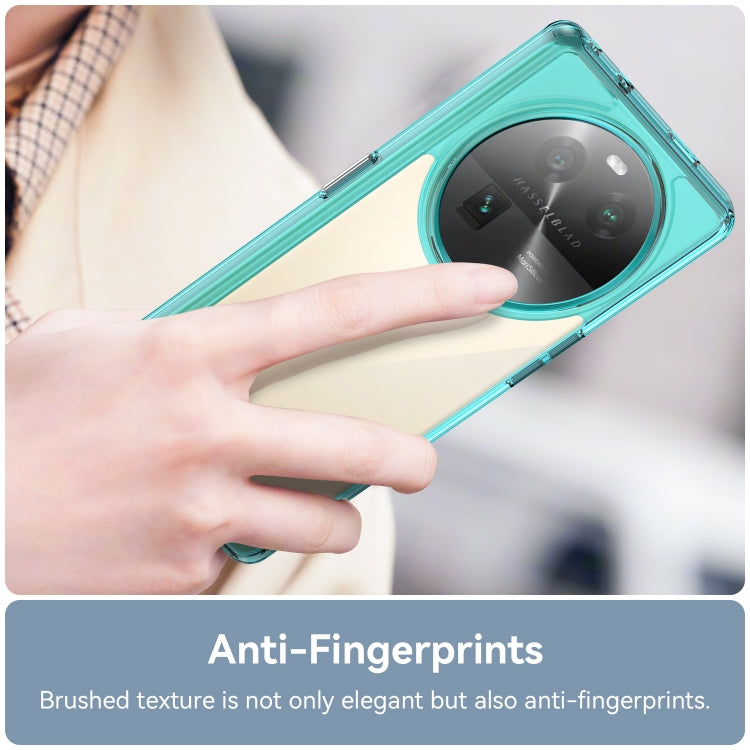 For OPPO Find X6 5G Colorful Series Acrylic + TPU Phone Case