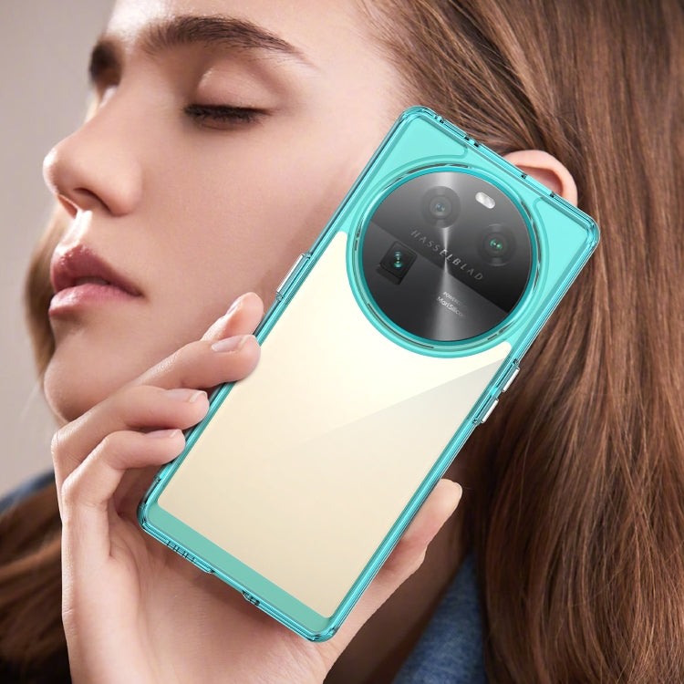 For OPPO Find X6 5G Colorful Series Acrylic + TPU Phone Case