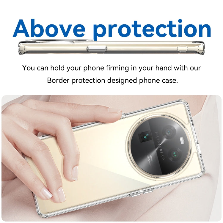 For OPPO Find X6 5G Colorful Series Acrylic + TPU Phone Case