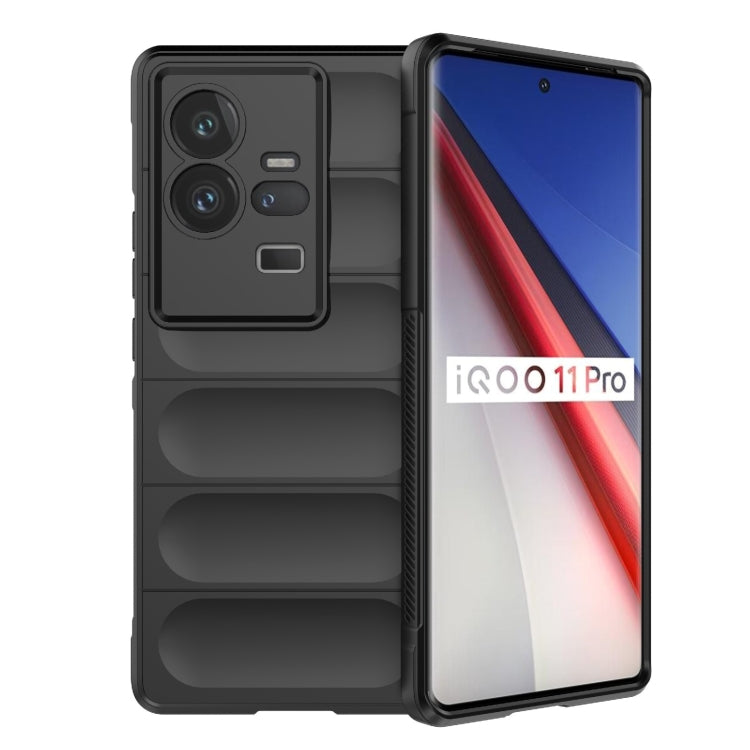 For vivo iQOO 11 Pro 5G Magic Shield TPU + Flannel Phone Case
