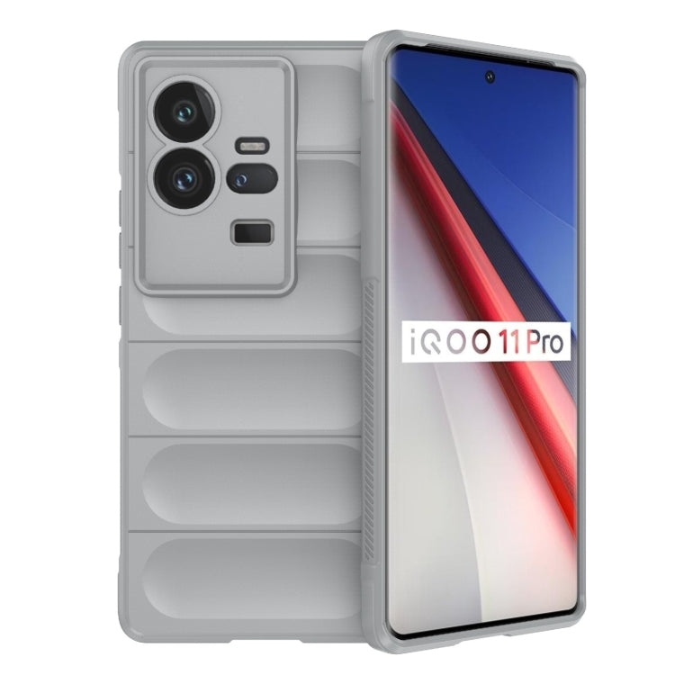 For vivo iQOO 11 Pro 5G Magic Shield TPU + Flannel Phone Case