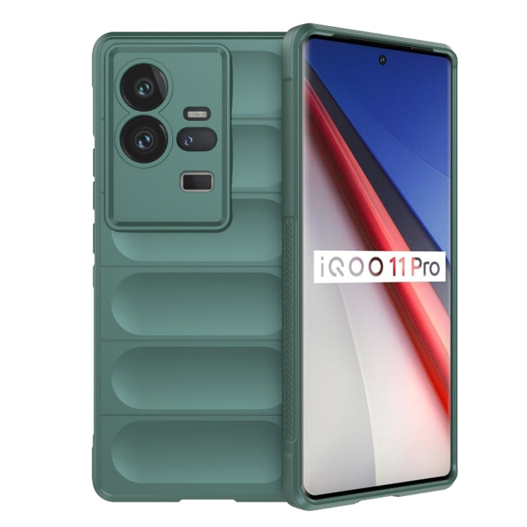 For vivo iQOO 11 Pro 5G Magic Shield TPU + Flannel Phone Case