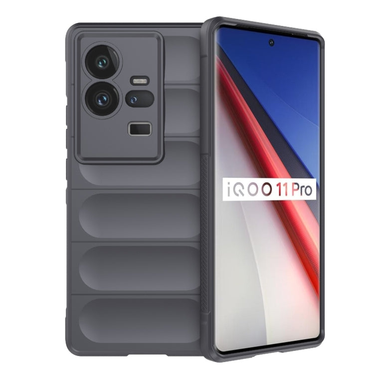 For vivo iQOO 11 Pro 5G Magic Shield TPU + Flannel Phone Case